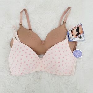 CARRIE AMBER 2-PACK NURSING BRA SIZE 38C